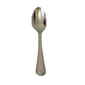 Avon Plate Teaspoon Antique Silverplate 30g 5 3/4" Monogrammed 'R'